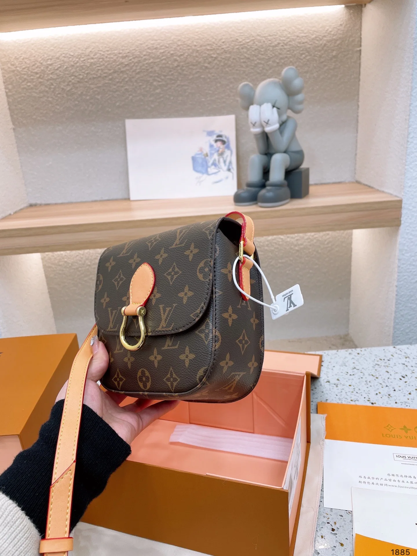 Louis Vuitton Monogram Canvas Saint Cloud Bag 18Cm Secondary image