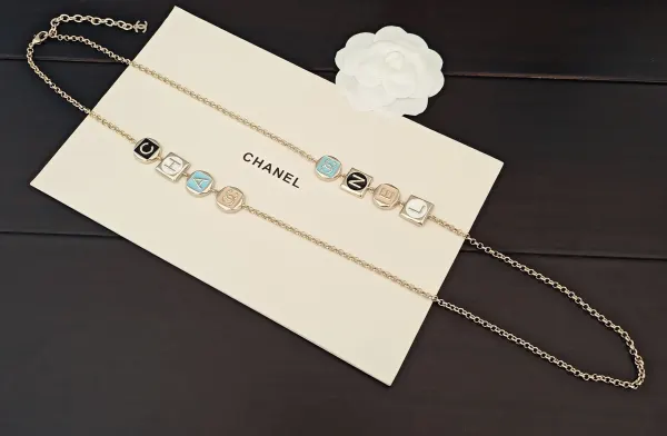 Chanel Gold-Tone CC And Multicolor Resin Sautoir Necklace