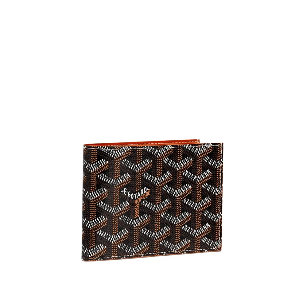 Goyard Victoire Wallet In Black And Tan Main image