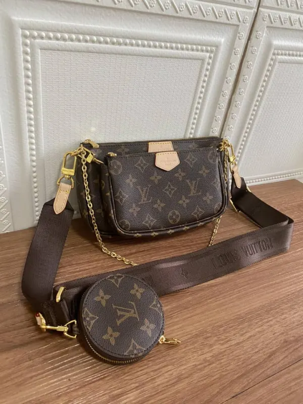 Louis Vuitton Multi Pochette Accessoires Brown 24Cm
