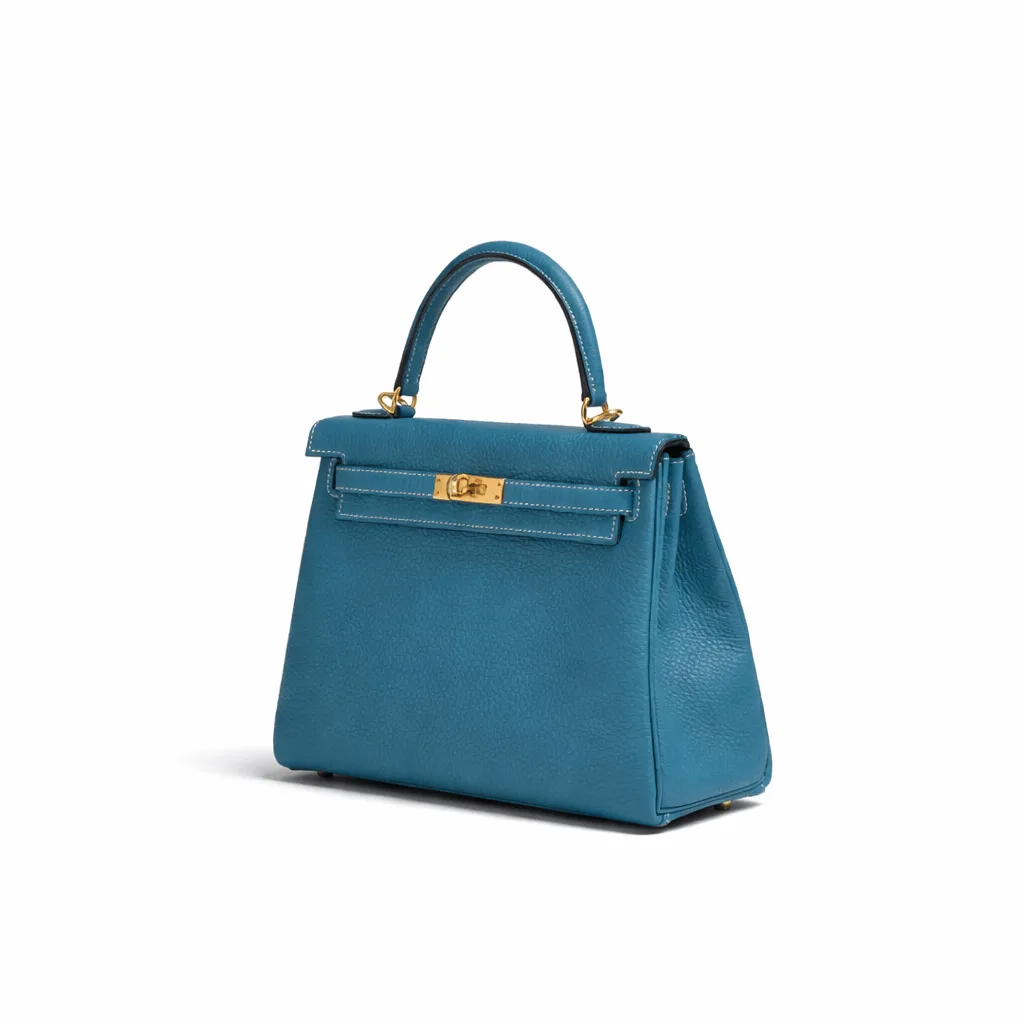 H 28cm Kelly Retourne Blue Jean Togo Gold Hardware Secondary image