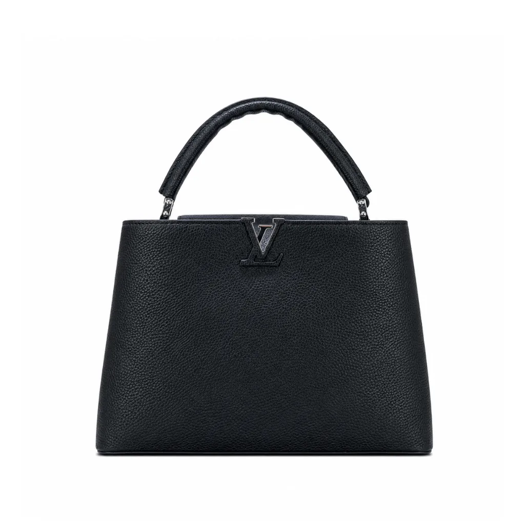 Louis Vuitton Capucines MM Black With Silver Hardware M42259 Main image