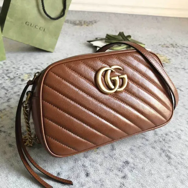 GG Marmont Small Matelassé Shoulder Bag