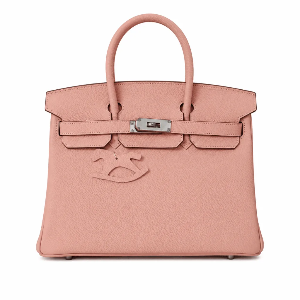 H Birkin 30 Mauve Sylvestre Clemence Palladium Hardware Main image