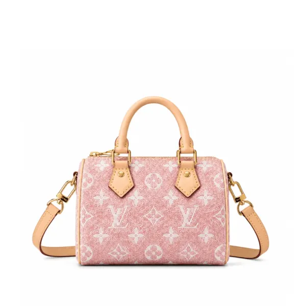 Louis Vuitton Nano Speedy Monogram Pink 17Cm