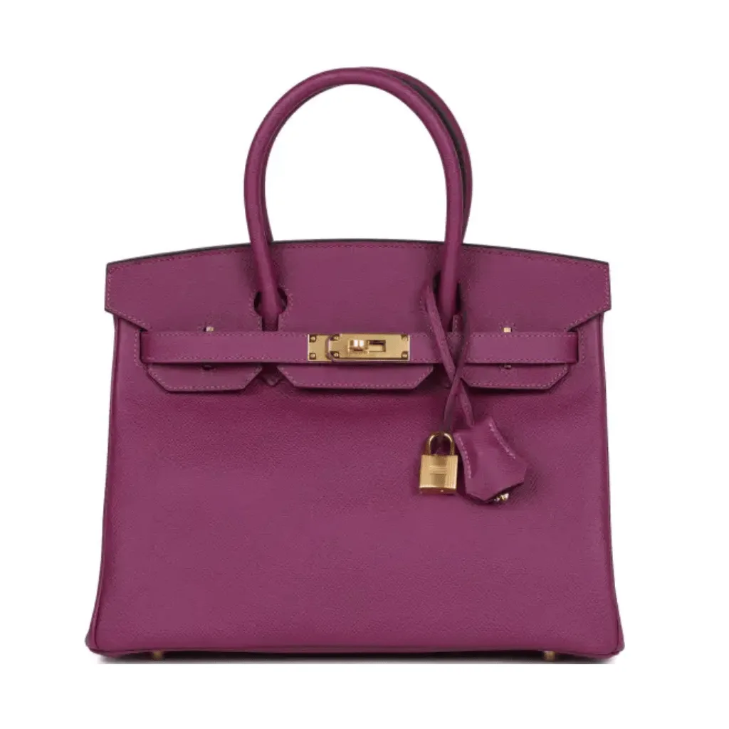 Hermes Birkin 35 Anemone Gold Hardware Main image