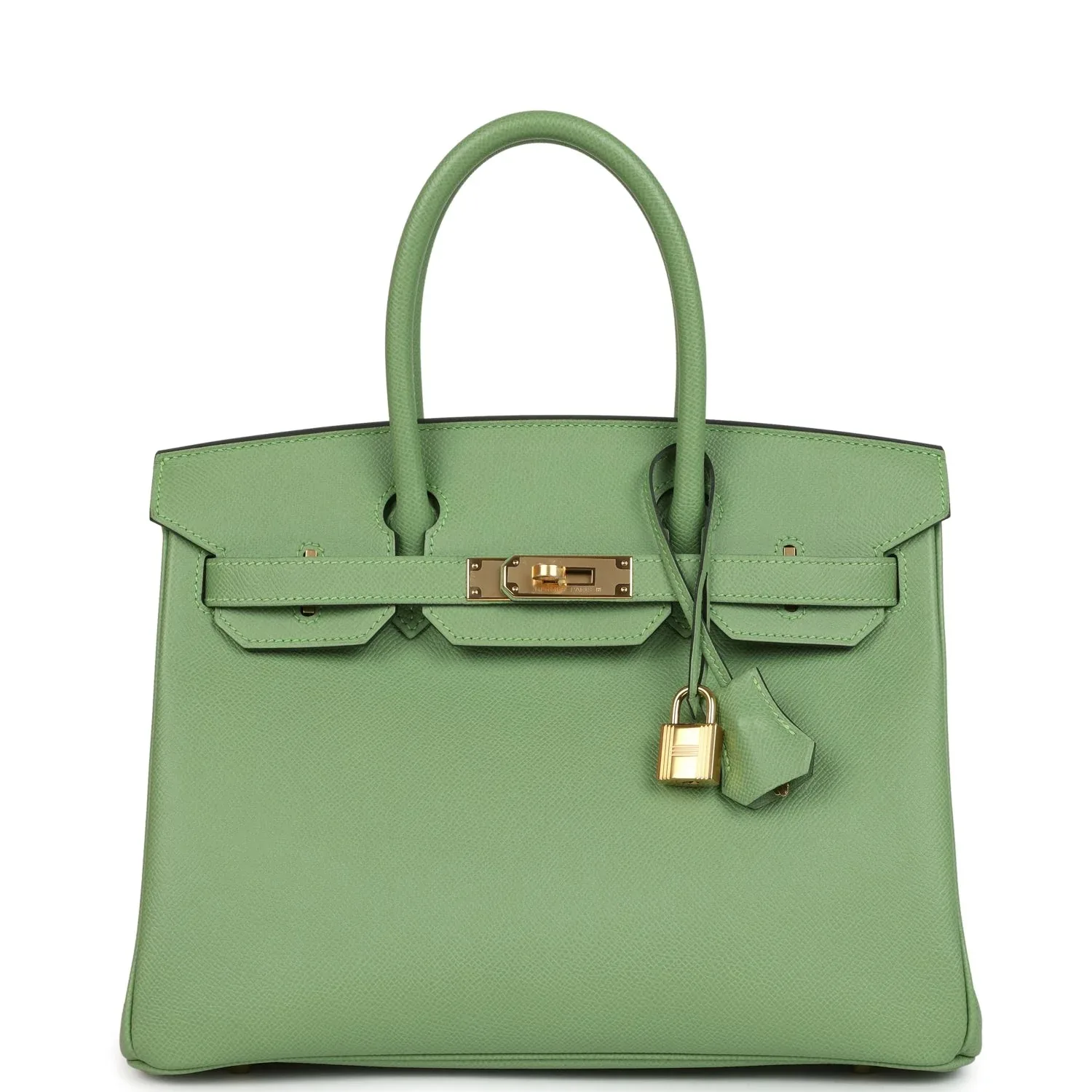 H Handbags Birkin 30 Vert Criquet Epsom Gold Hardware Main image
