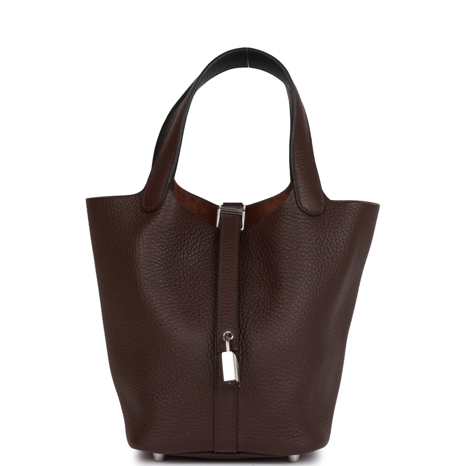 Hermes Eclat Picotin Lock 18 Rouge Sellier Clemence Palladium Hardware Main image