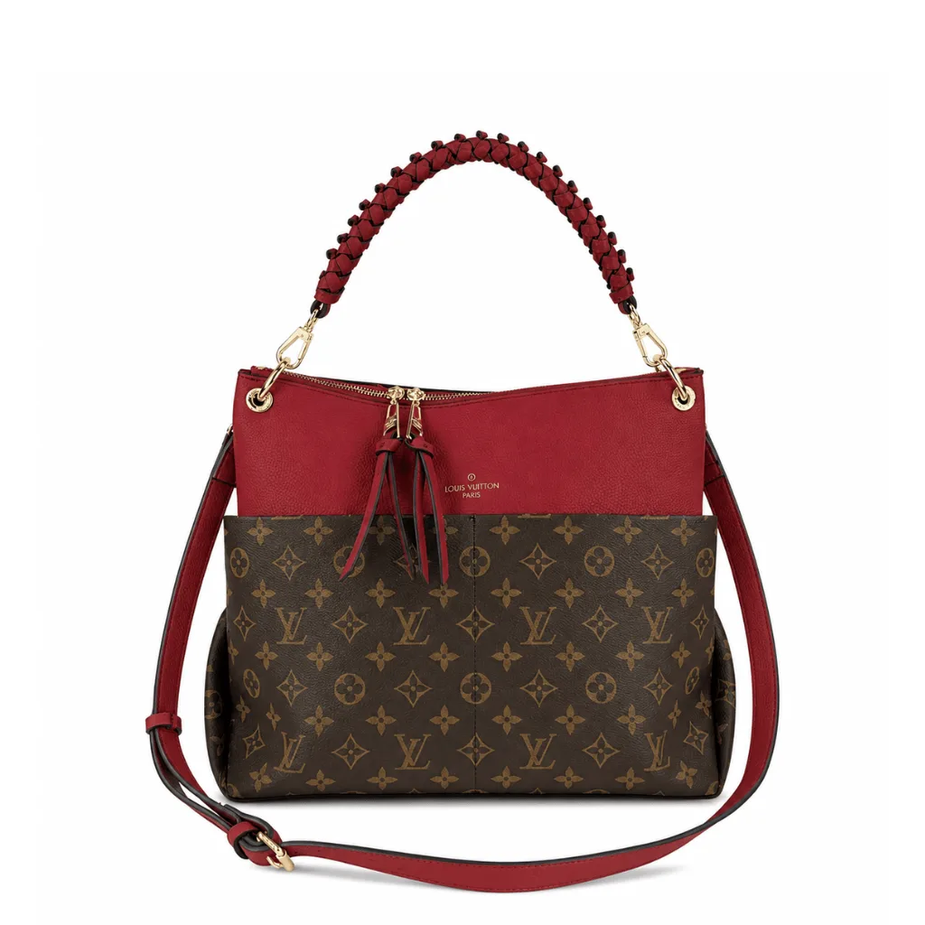 Louis Vuitton Maida Hobo Handbag Red Monogram 33Cm Main image