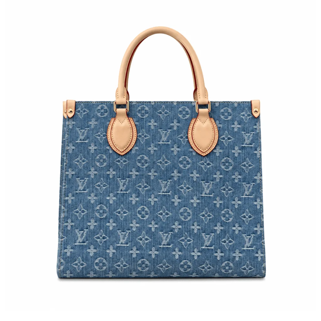 Louis Vuitton New LV Remix Onthego Mm Denim Blue 35Cm M46871 Main image