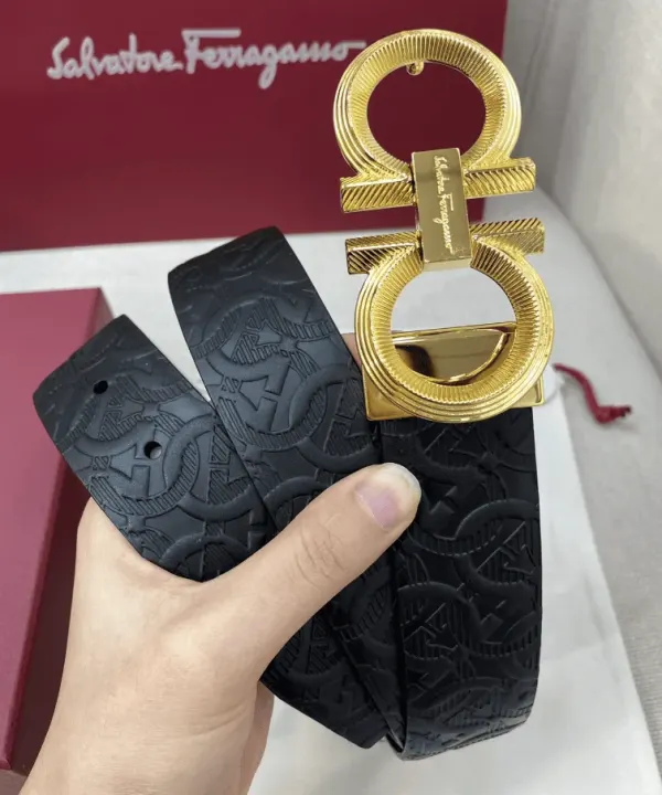 Salvatore Ferragamo Reversible And Adjustable Gancini Belt