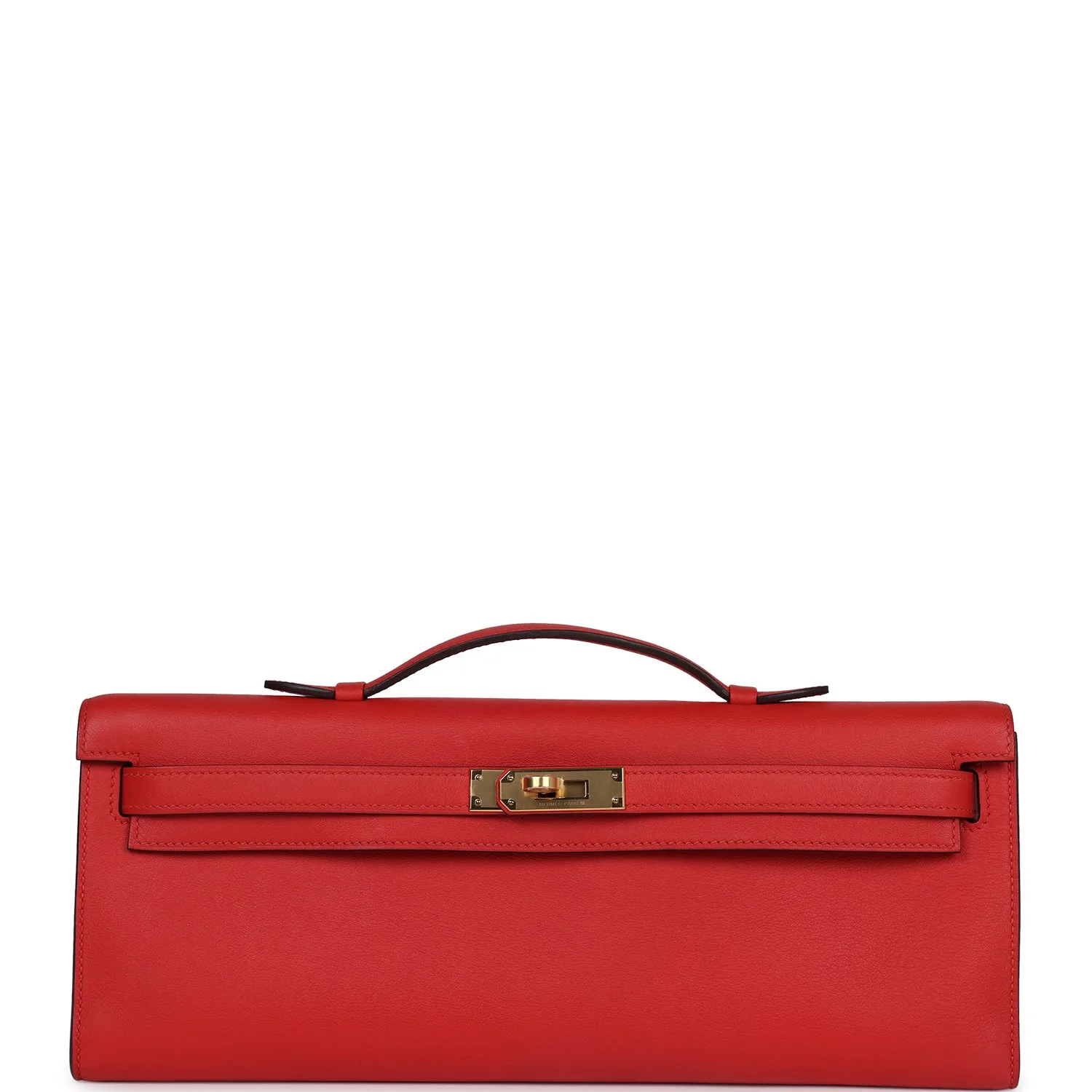 H Kelly Cut Rouge Tomate Gold Hardware Main image