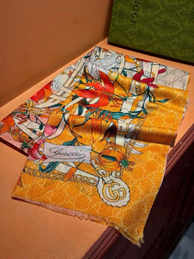 Gucci Silk Blend Scarf
