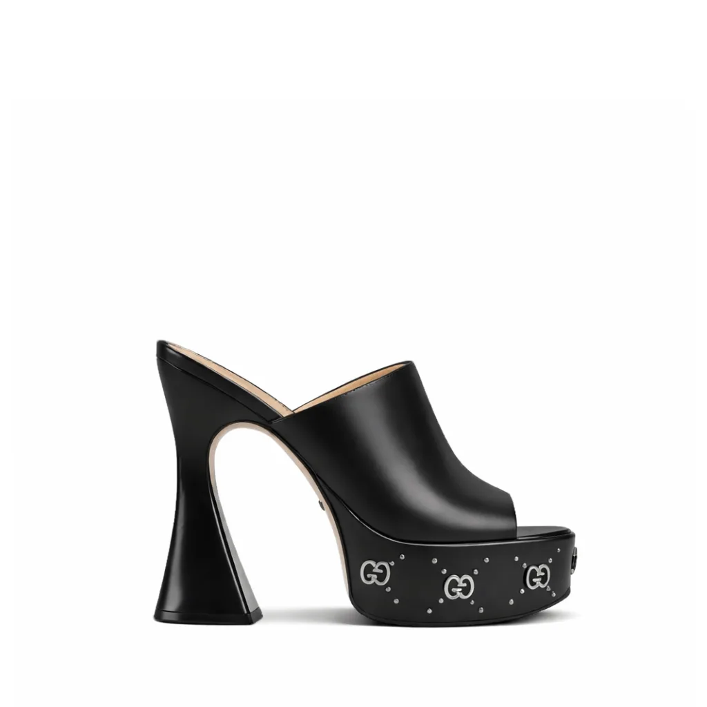 Gucci Women’s Platform Slide Sandal Black 740426 C9D00 1000 Main image