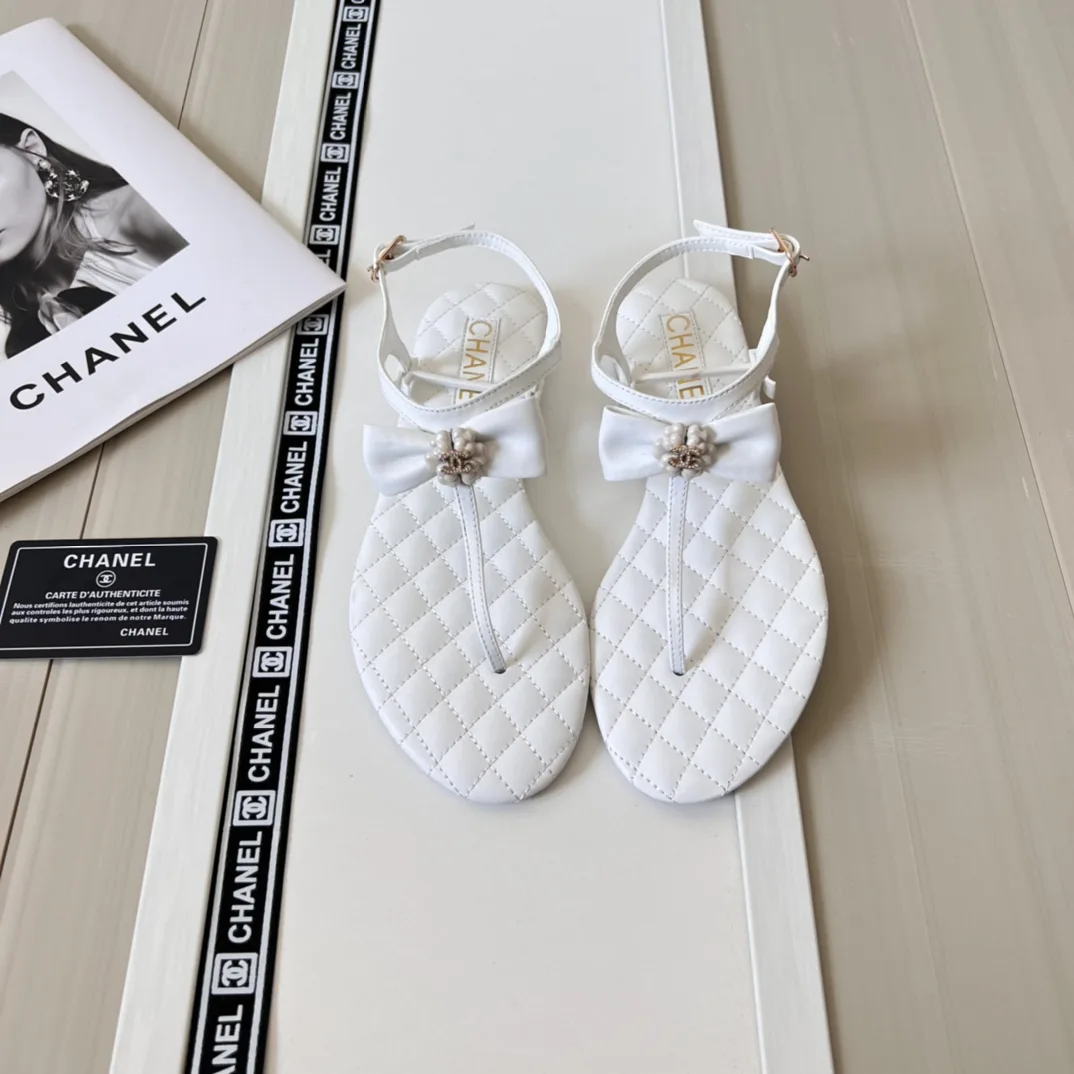 Chanel Sandals White G45258