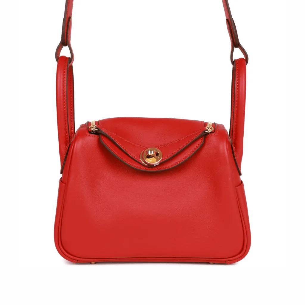 H Mini Lindy Rouge Piment Swift Gold Hardware Main image