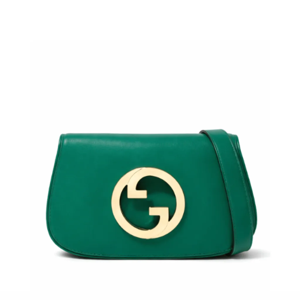 Gucci Blondie Medium Shoulder Bag In Green Main image