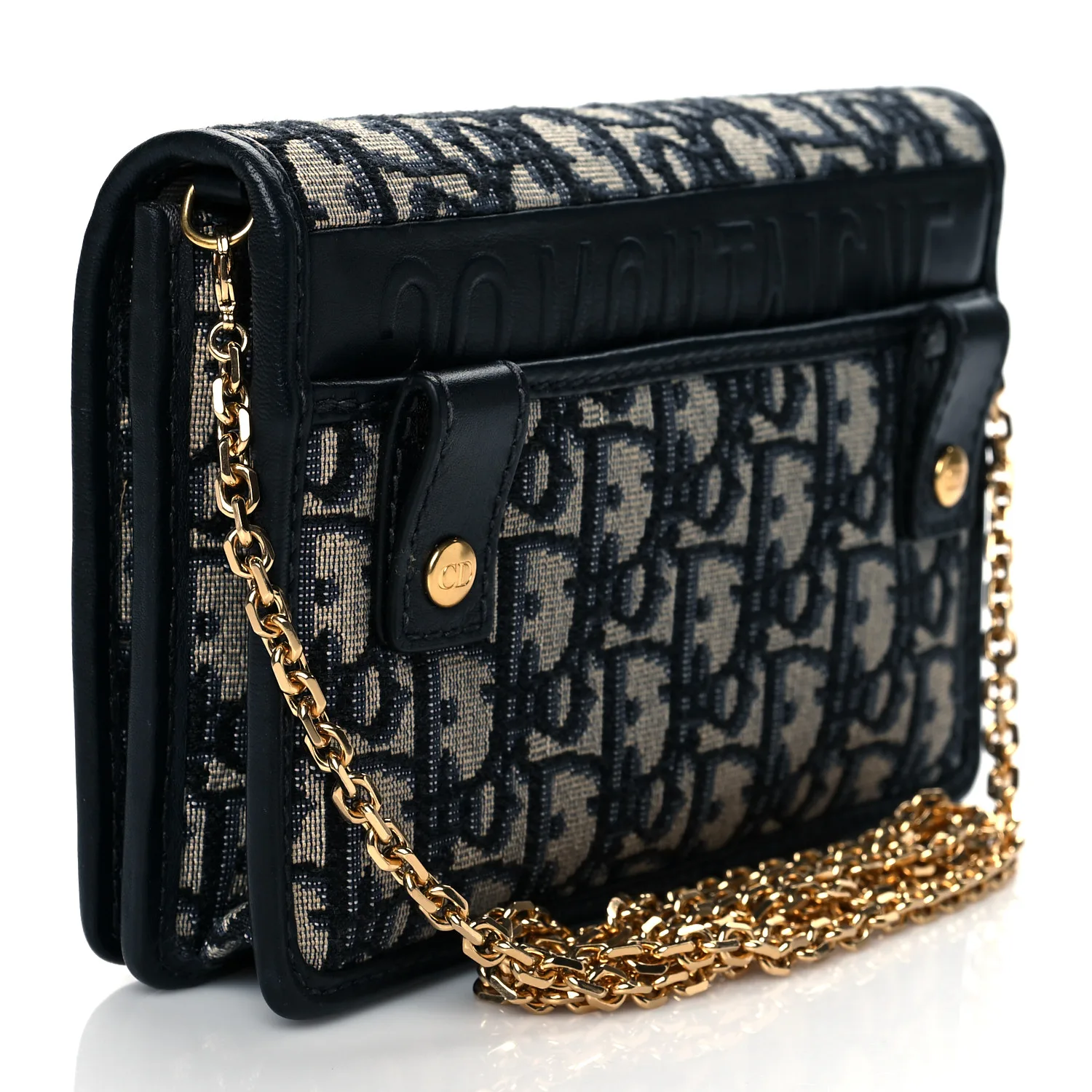 Dior Oblique 30 Montaigne 2-In-1 Pouch Blue Secondary image