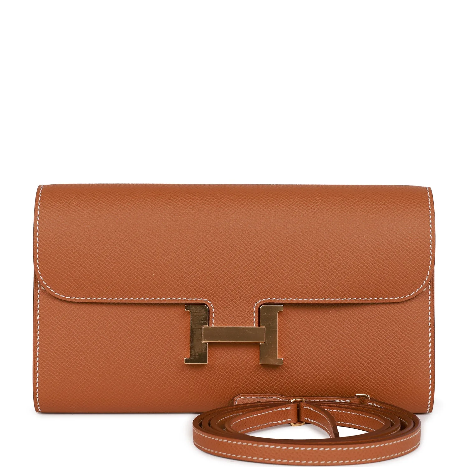 H Constance Wallet To Go Gold Epsom Gold Hardware Main image