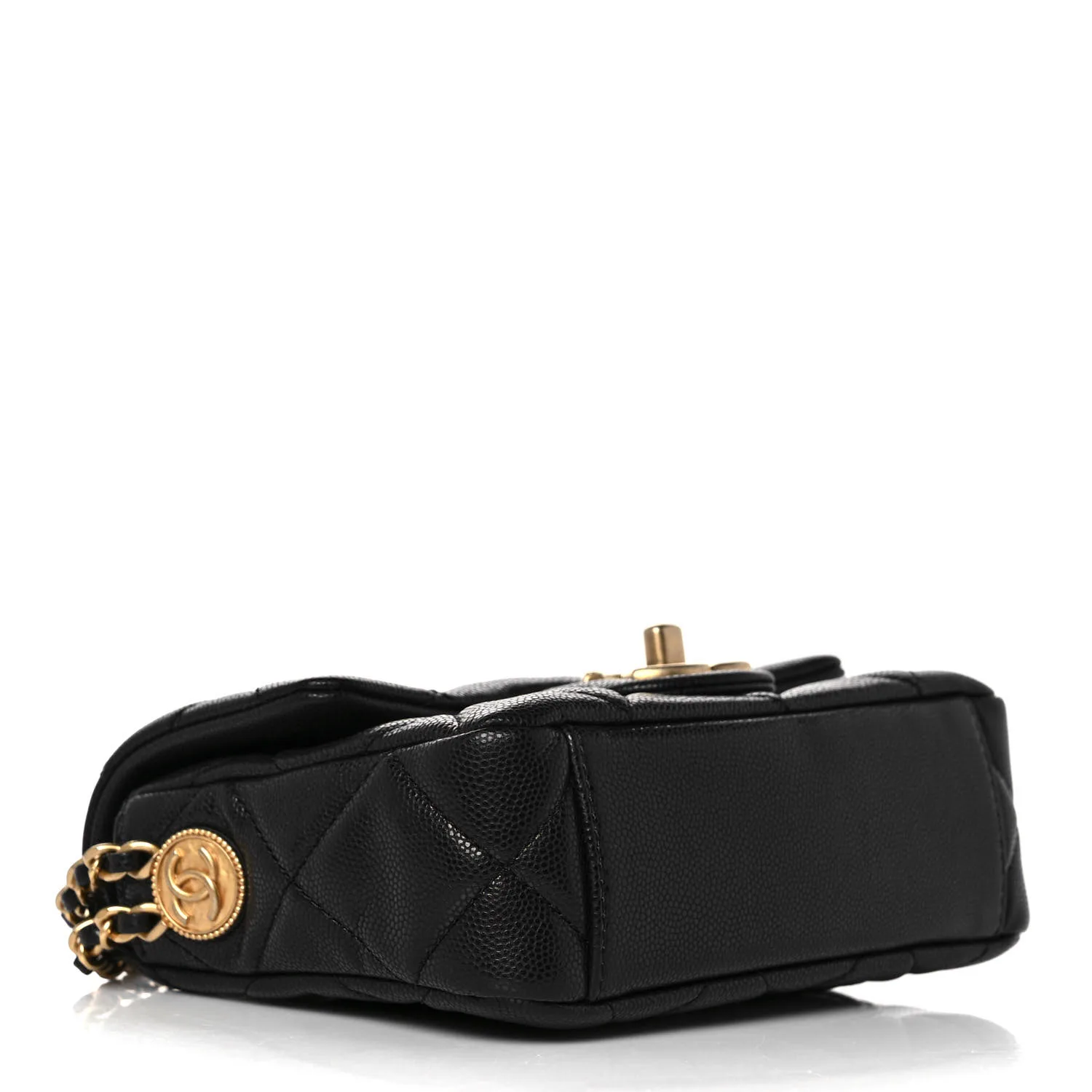 Chanel Caviar Quilted Mini Twist Your Buttons Flap Black Secondary image