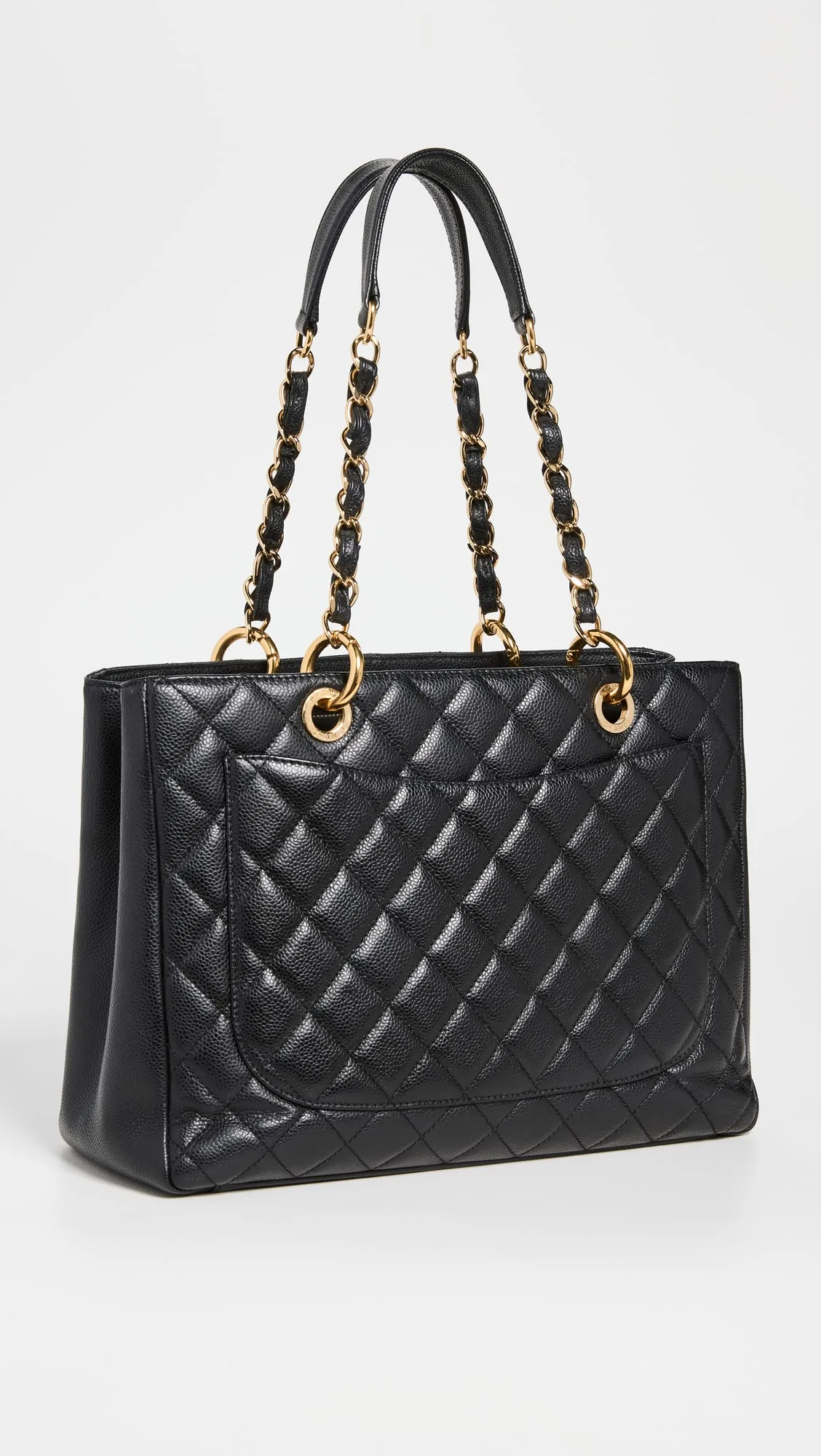 Chanel Grand Shopping Tote Quilted Caviar Secondary image