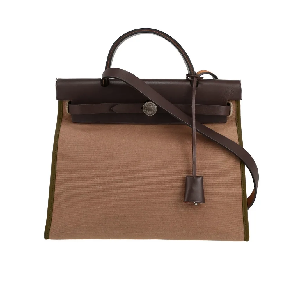 H Herbag Zip 31 Bag Beige Brown 31cm Main image
