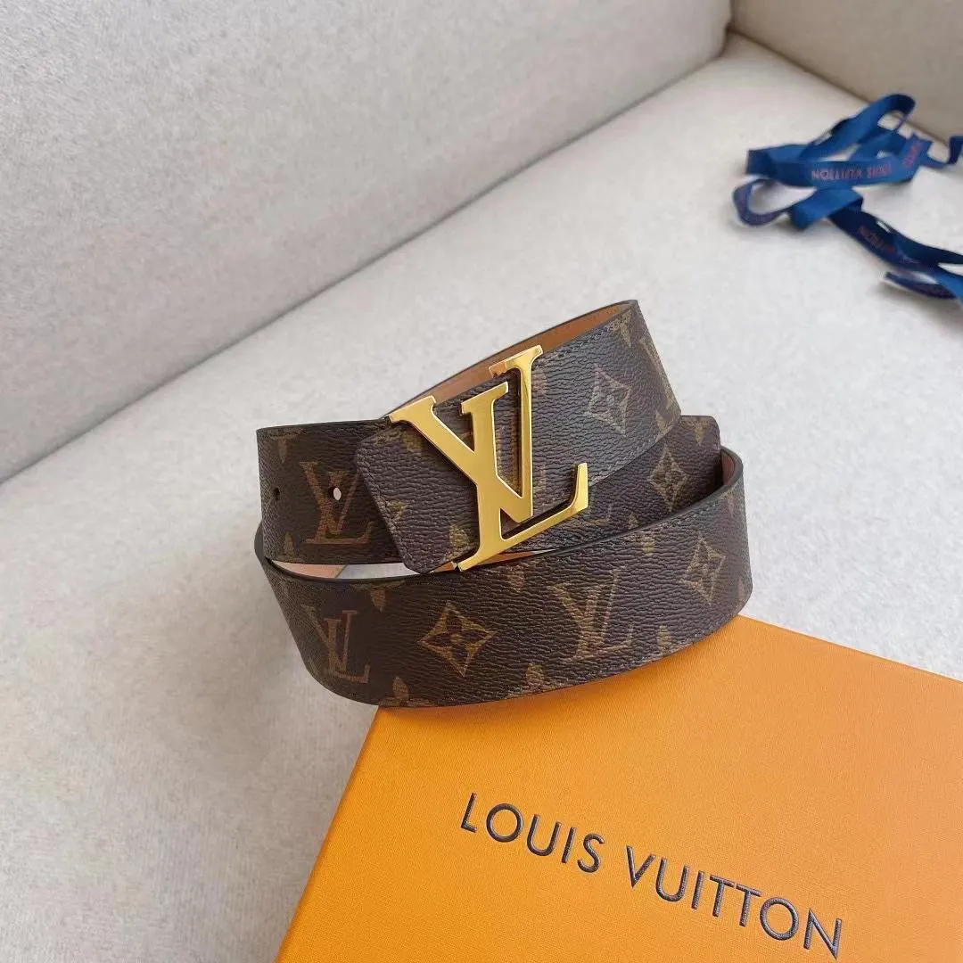 Louis Vuitton Monogram Canvas Initiales Belt