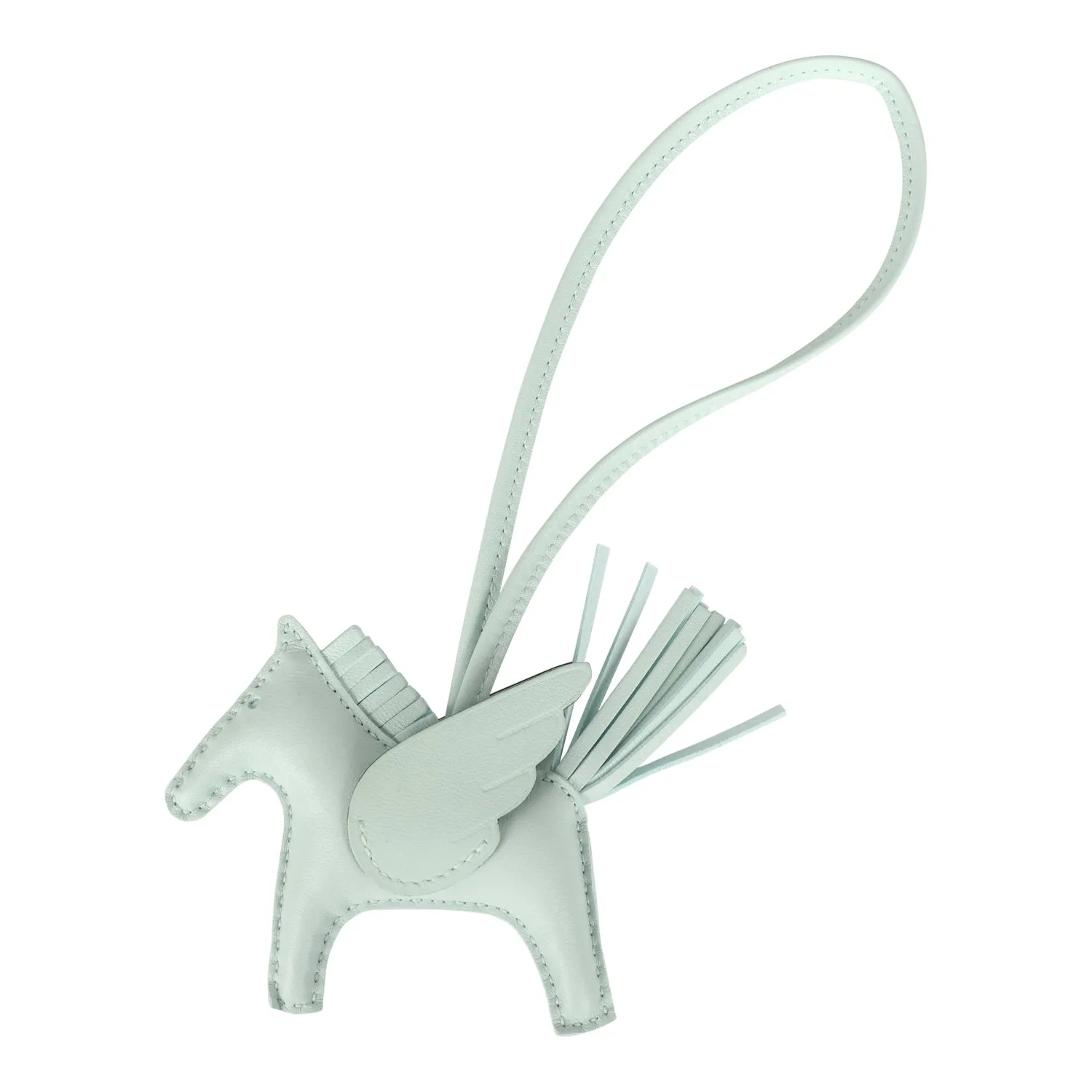 Hermes Pegase Rodeo Bag Charm PM Vert Peppermint Milo Lambskin Main image