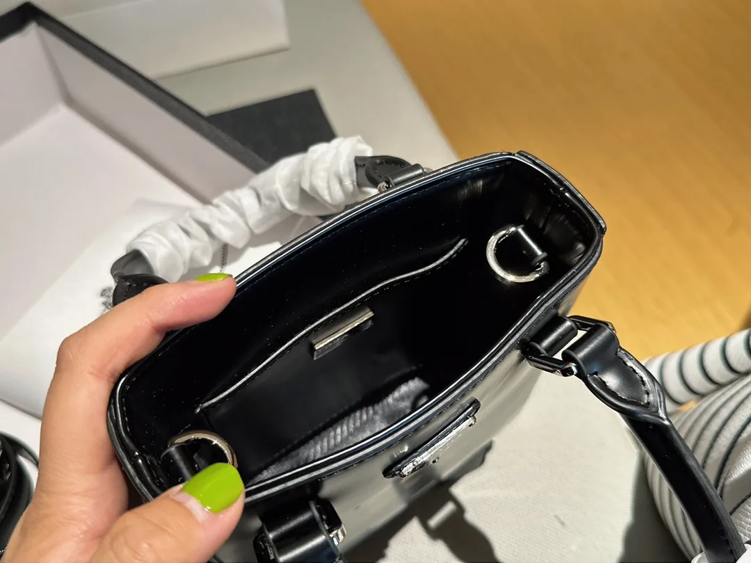 Prada Small Brushed Leather Tote Secondary image