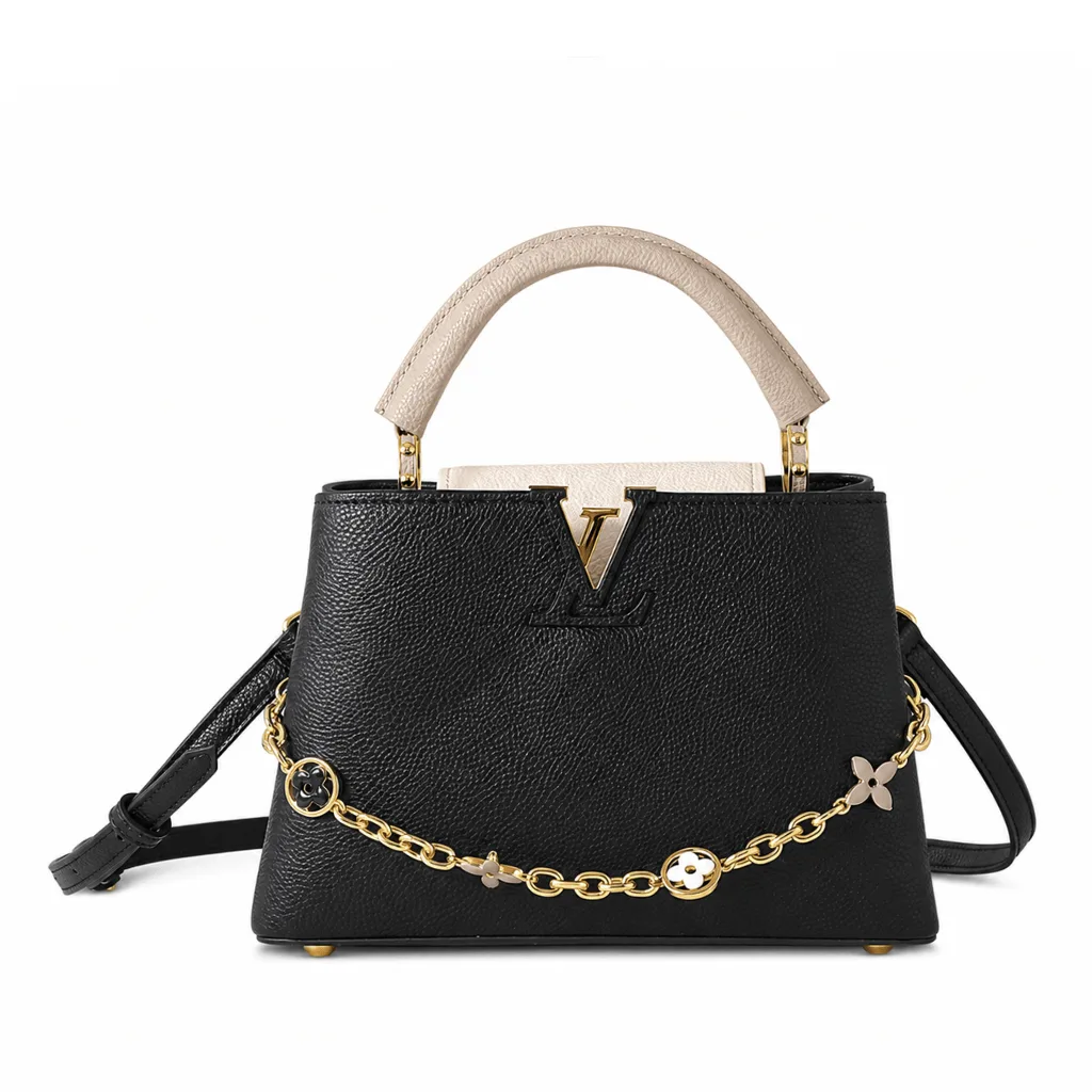 Louis Vuitton Capucines Taurillon Cowhide Black And Grey 27Cm M20708 Main image