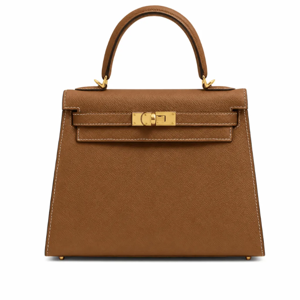 H Kelly Sellier 28 Chai Epsom Gold Hardware Main image