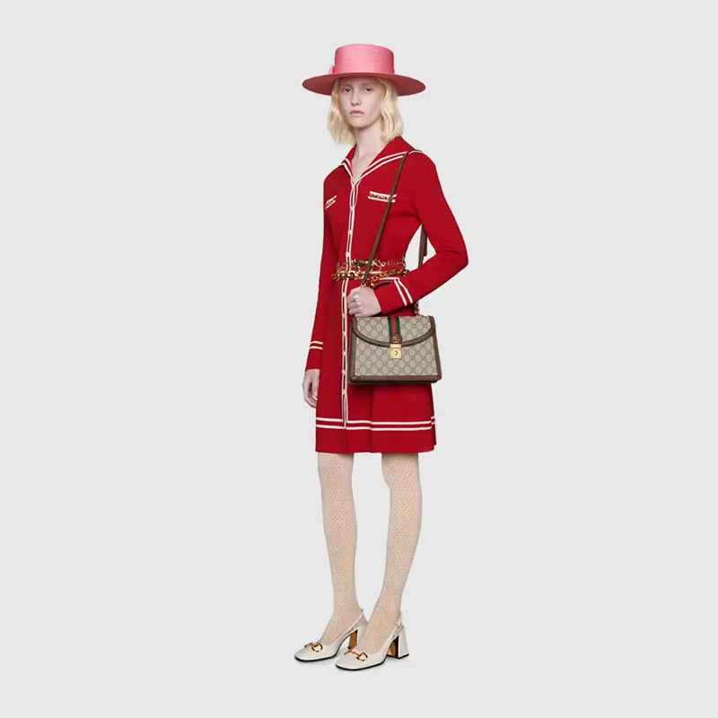 Ophidia small top handle bag with Web
