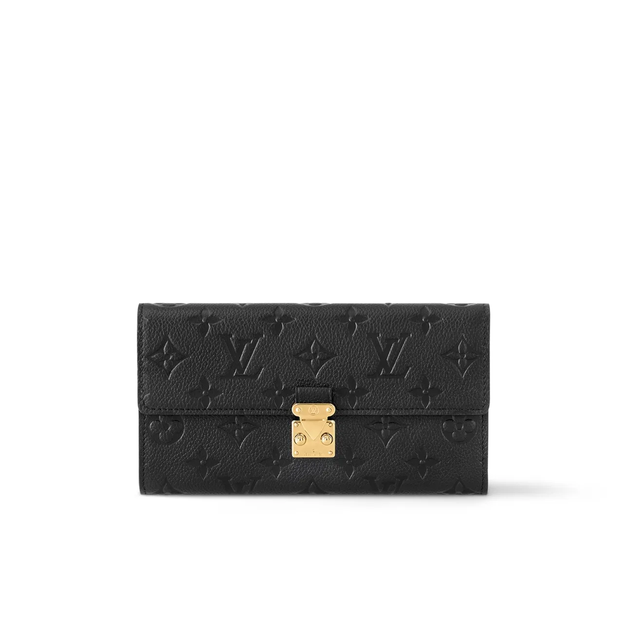 Louis Vuitton Sarah Wallet Monogram Empreinte Black 19Cm M82638 Main image