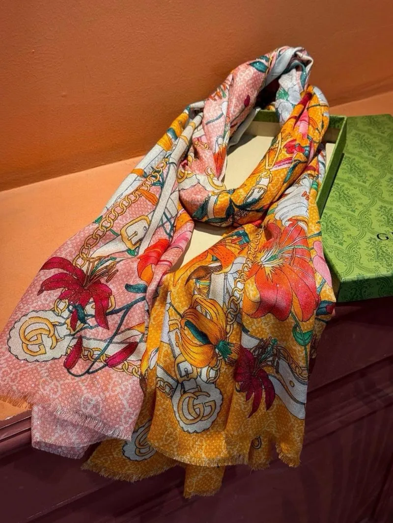 Gucci Silk Blend Scarf