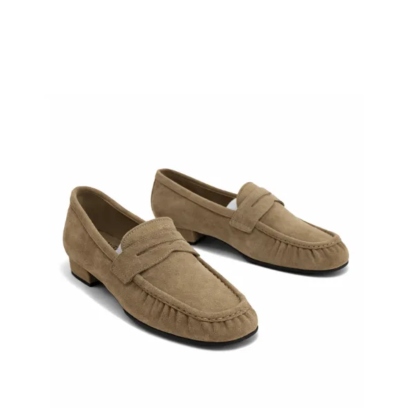 Prada Suede Loafers Desert Beige Main image