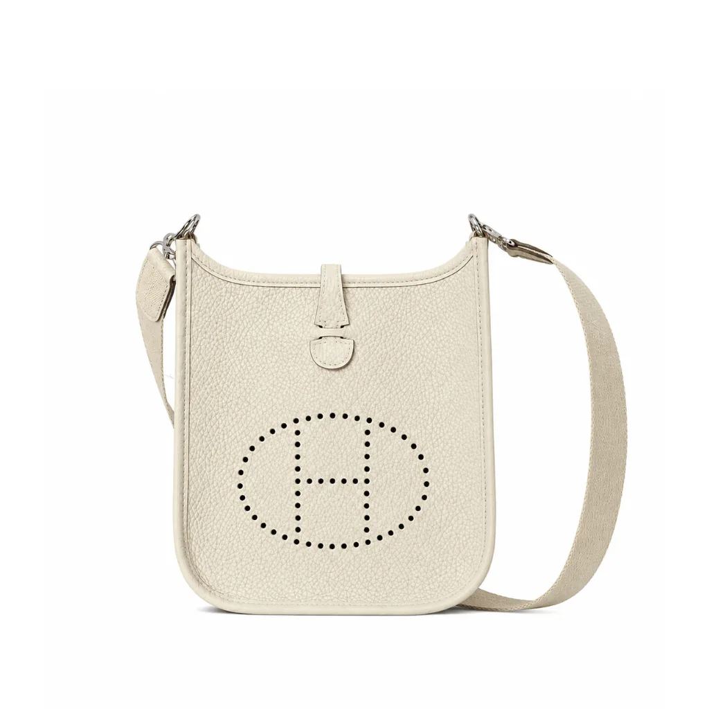 H Evelyne 23 Poche III Taurillon Clemence Bag In Craie Main image
