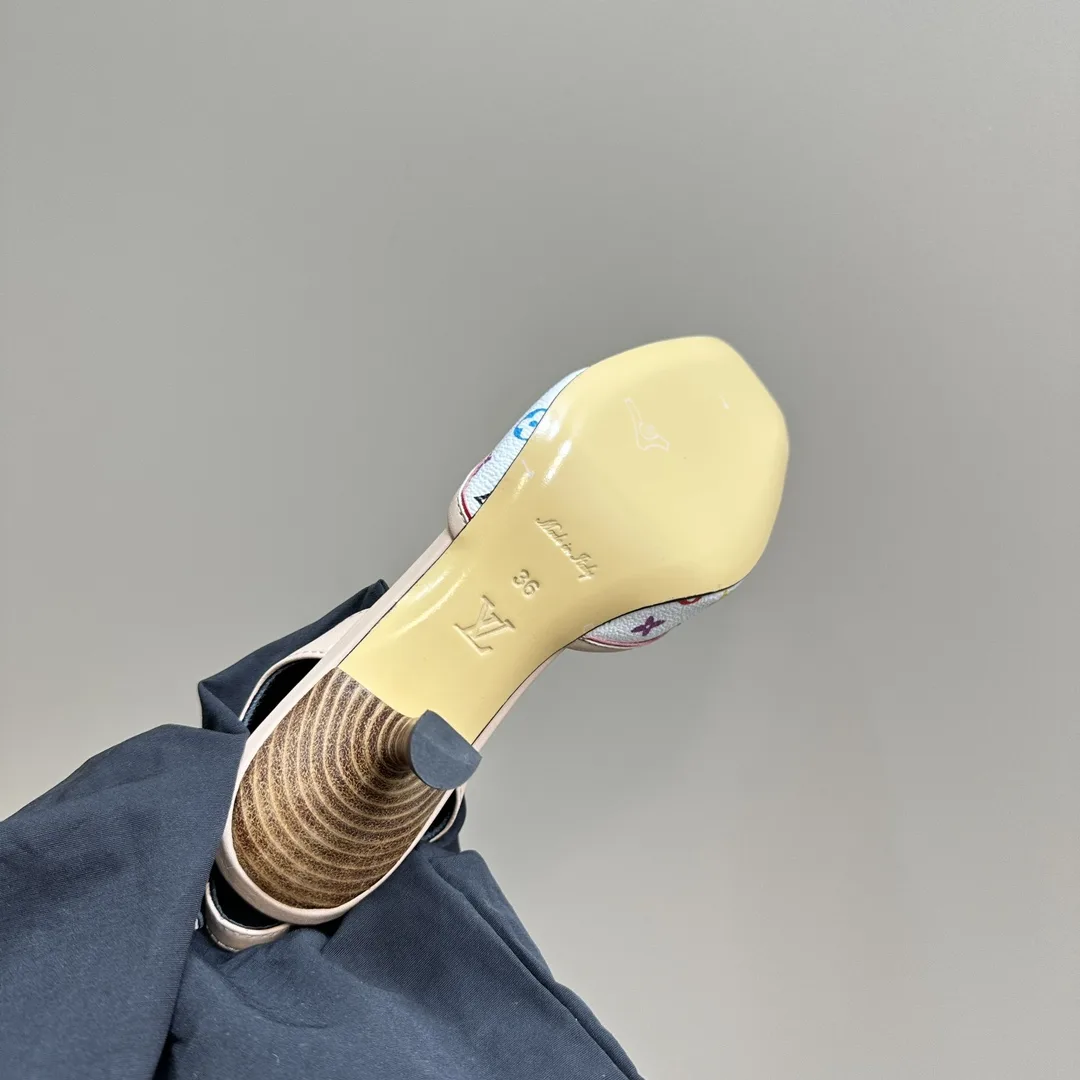 Louis Vuitton x Takashi Murakami 6AM Slingback Pump