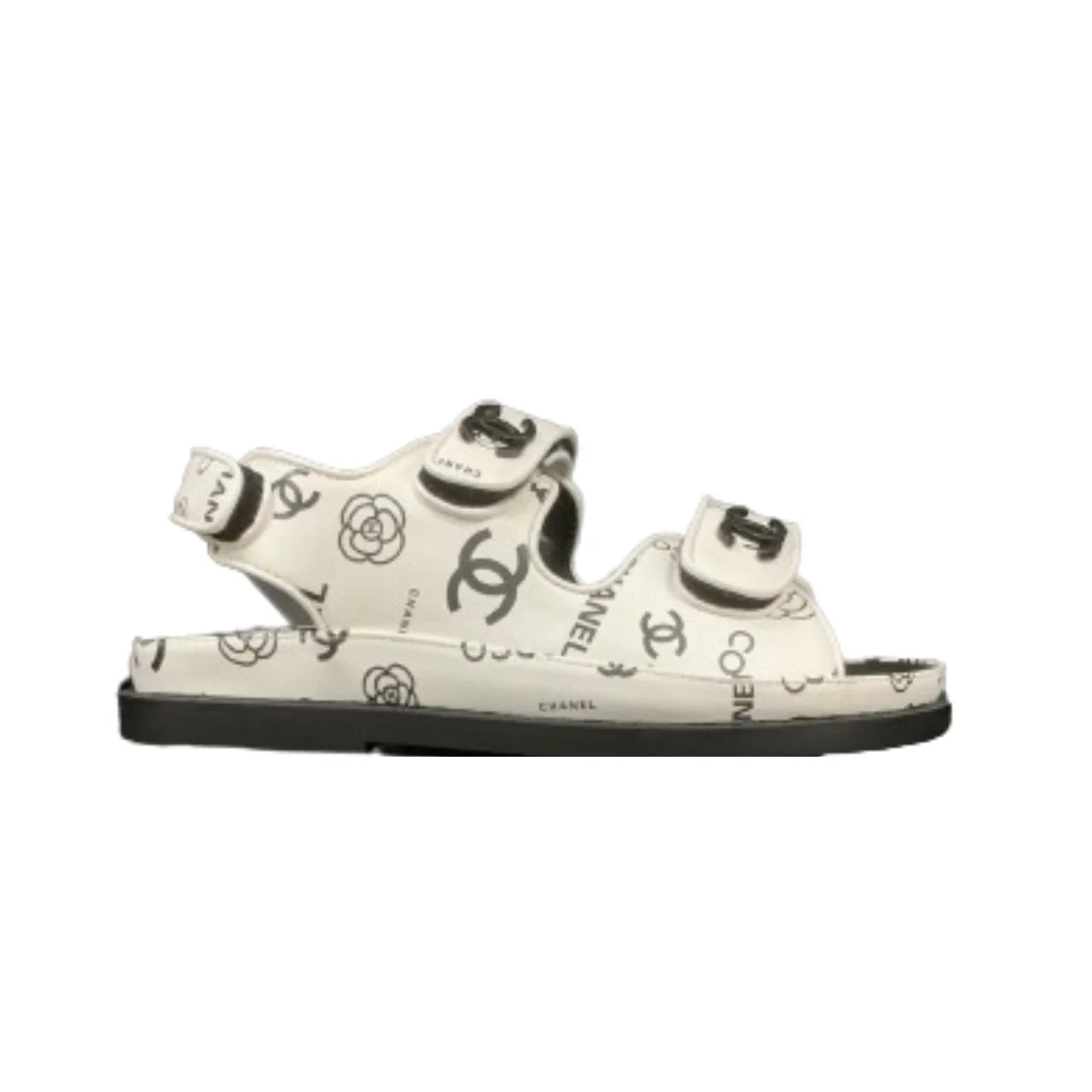 Chanel Dad Slingback Sandals 23P Camelia Cc Logo Main image