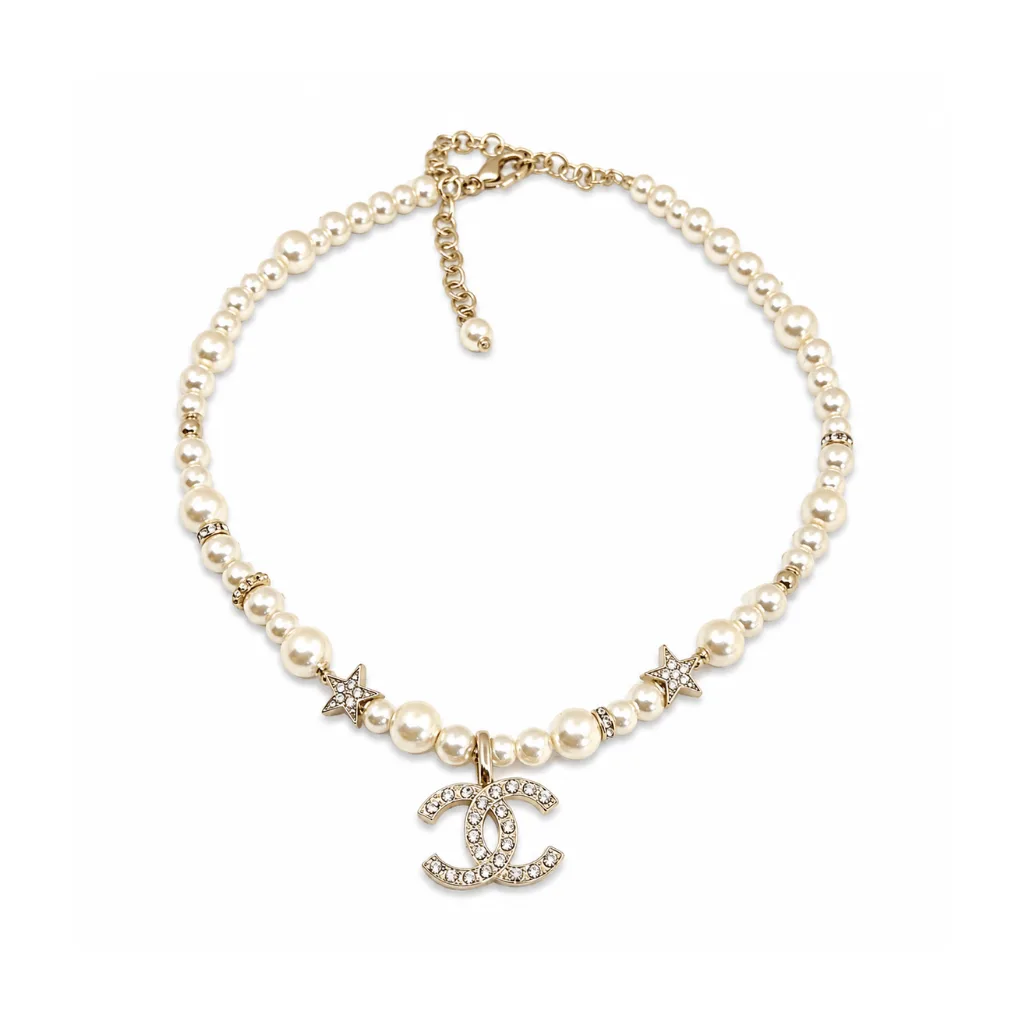 Chanel CC Pearl And Strass Star Sautoir Necklace Main image