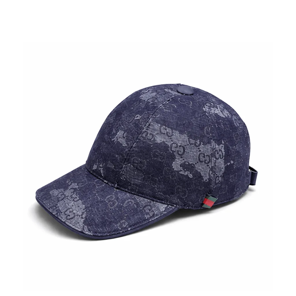 Gucci denim baseball hat with Web Main image