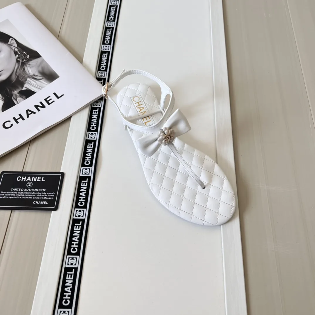 Chanel Sandals White G45258
