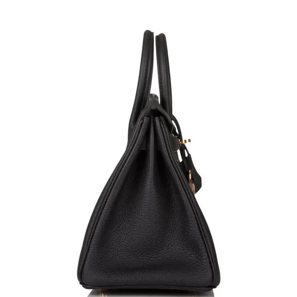 H Birkin 25 Black Togo Gold Hardware