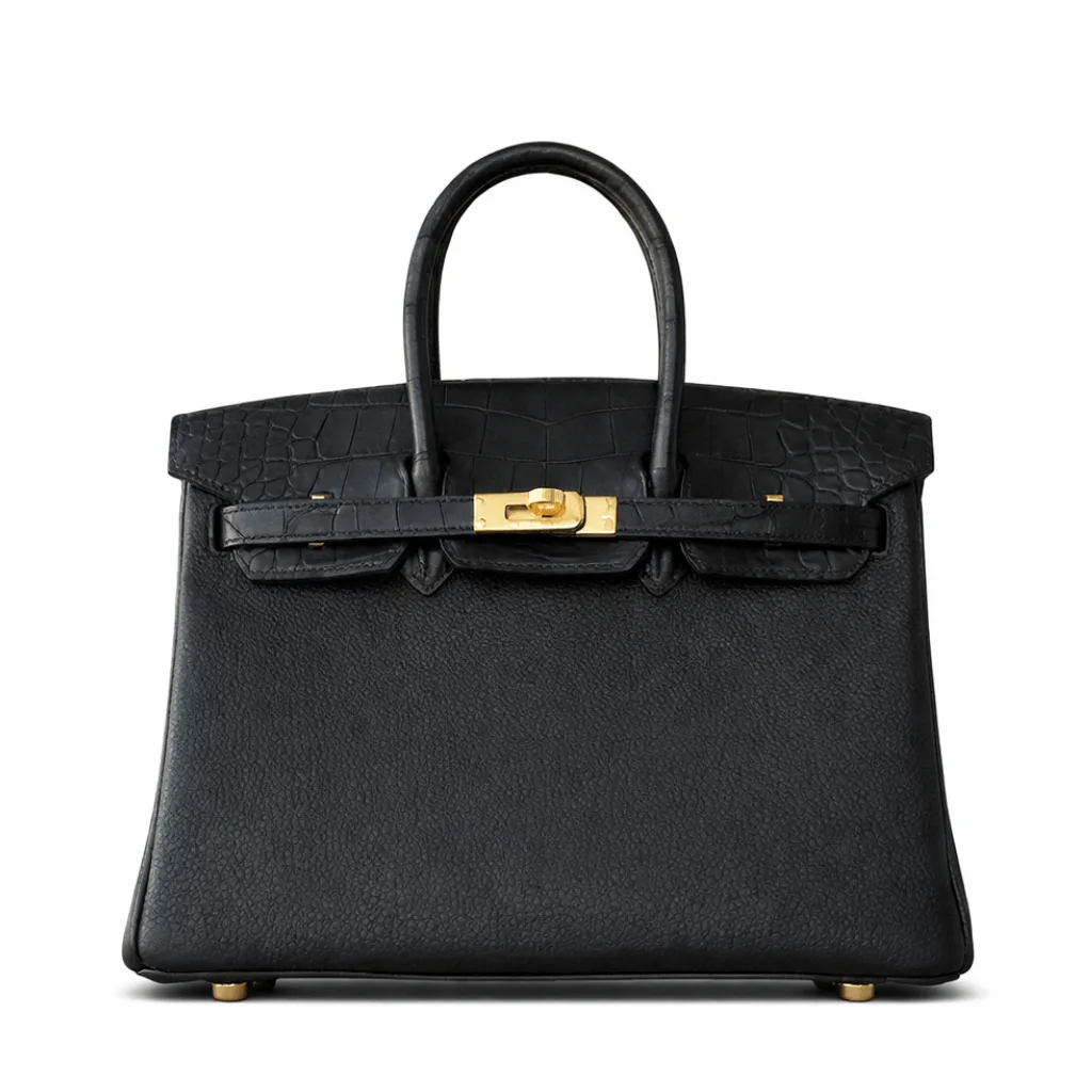 Hermès Birkin Touch 30 Bag Niloticus Togo Black Gold Hardware Main image