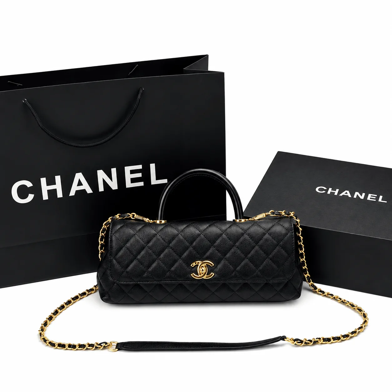 Chanel Caviar Quilted Maxi East West Coco Handle Secondary image