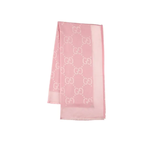 Gucci GD Jacquard Silk & Wool Shawl Main image