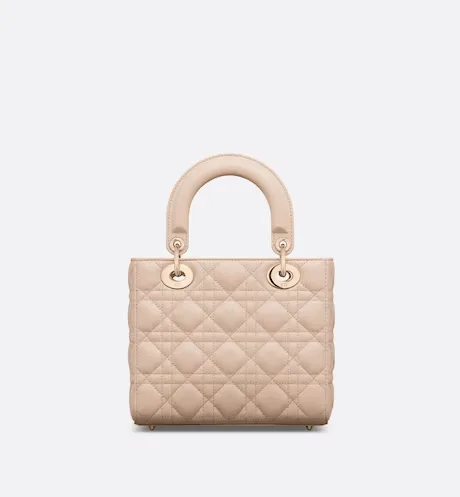 Small Lady Dior Bag Powder Beige 20cm