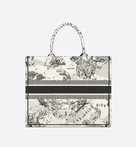 Large Dior Book Tote Latte Toile De  (42 X 35 X 18.5 Cm) Secondary image