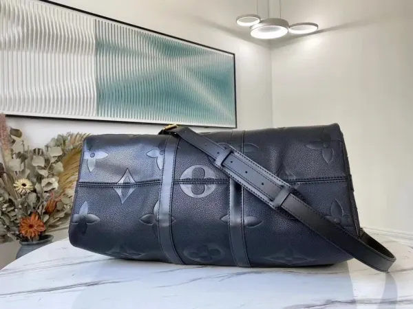 Louis Vuitton Keepall Bandouliere 50 Black M45532