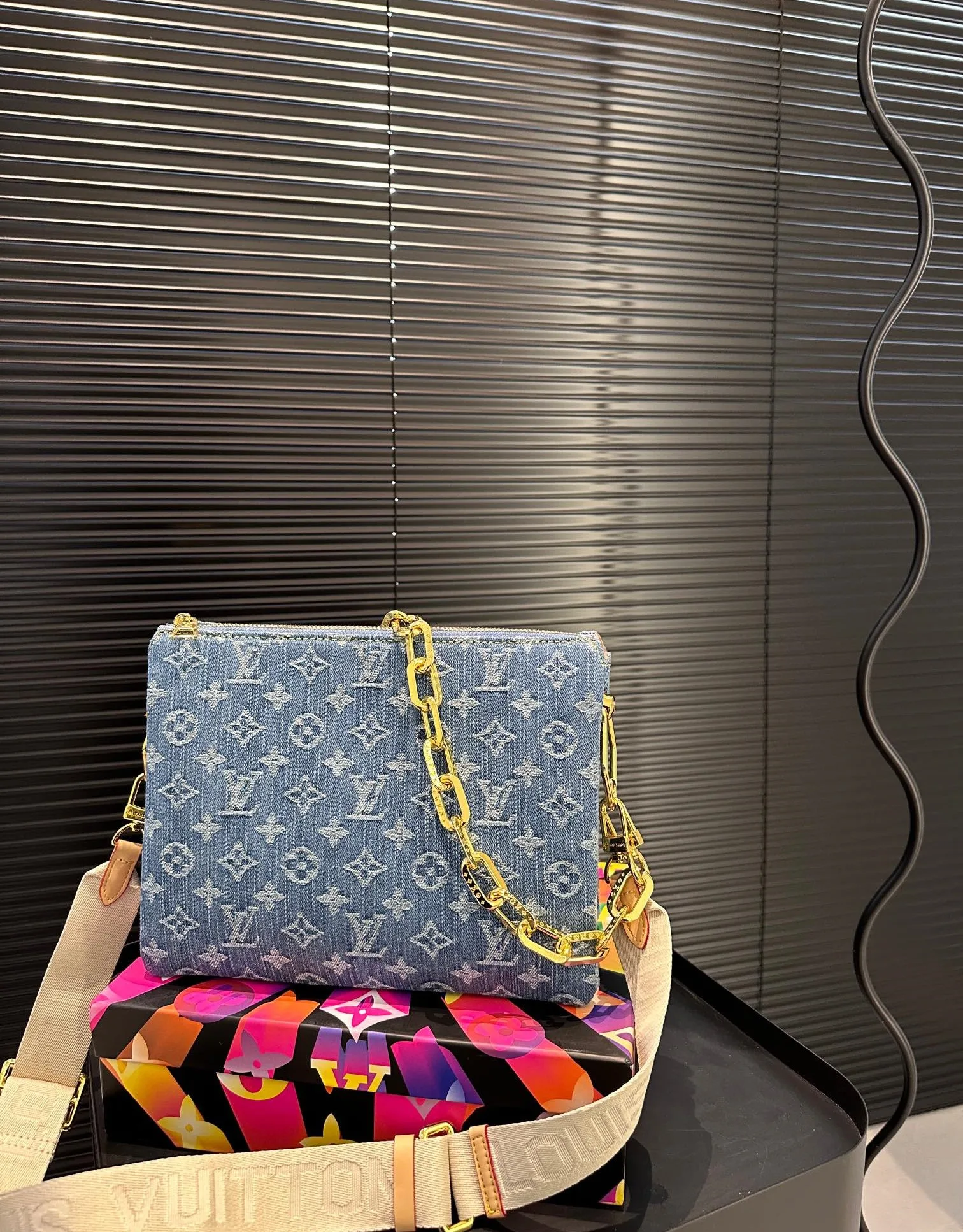 Louis Vuitton Coussin Pm Bag Denim Blue 26Cm M24564 Secondary image