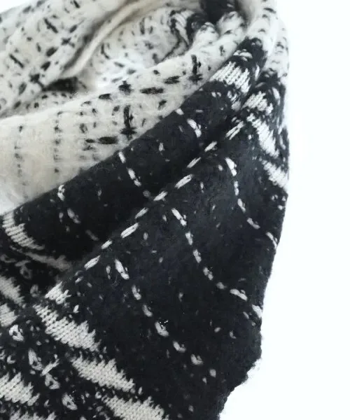 Chanel Scarves White And Black